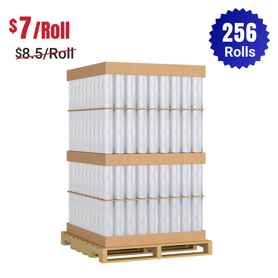 Stretch Wrap Rolls - Bulk Promotion_4Dock